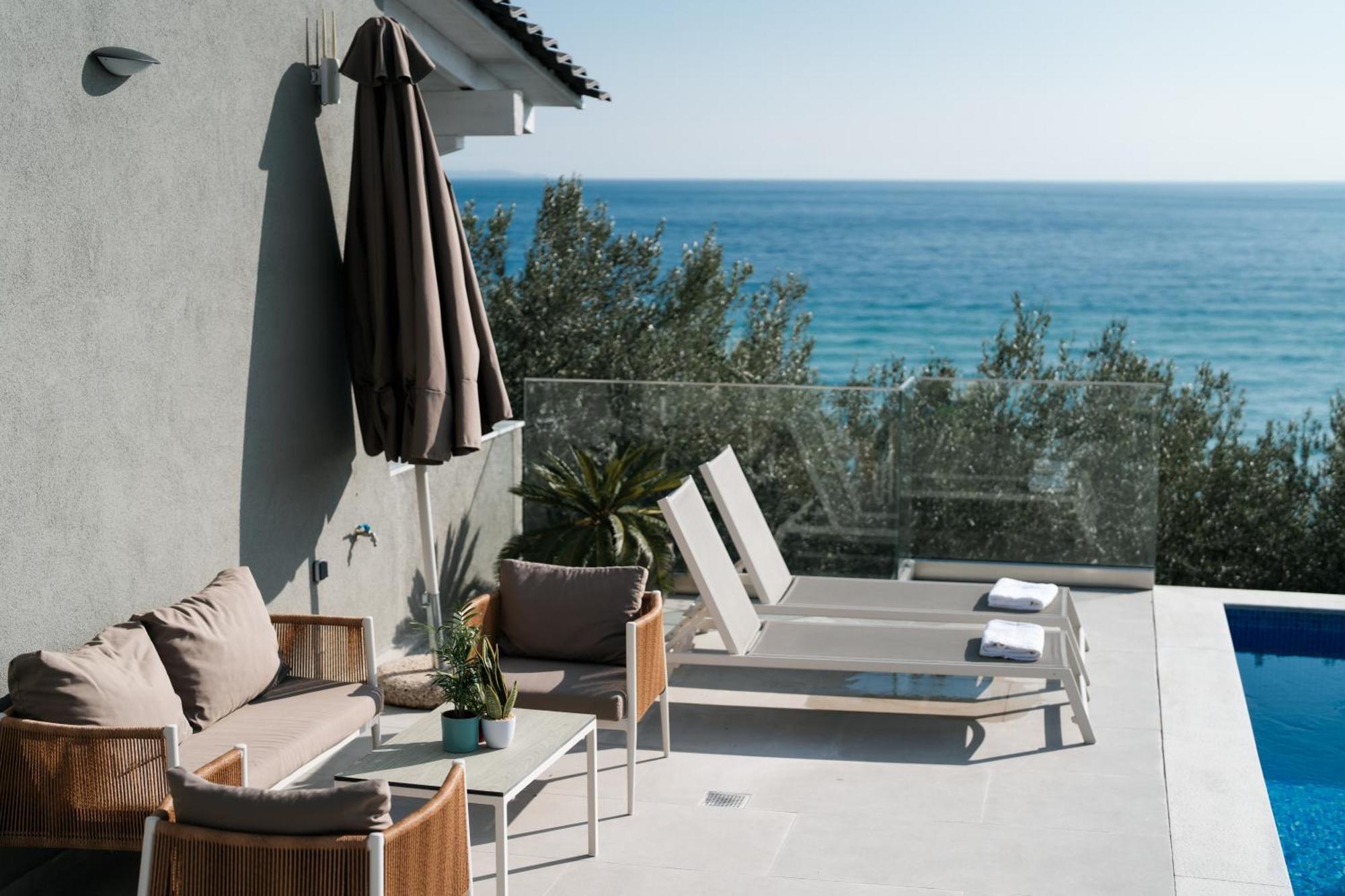 Aegean View Villa Loutra Elevtheron Exterior foto